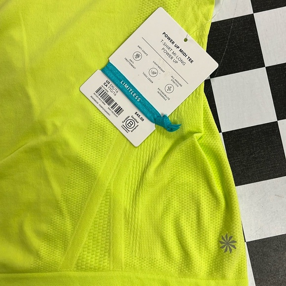NWT POWER UP MIDI TEE •T-Shirt Mi-Long Power Up• Athleta Girl (Size XXL/16) - Picture 3 of 6